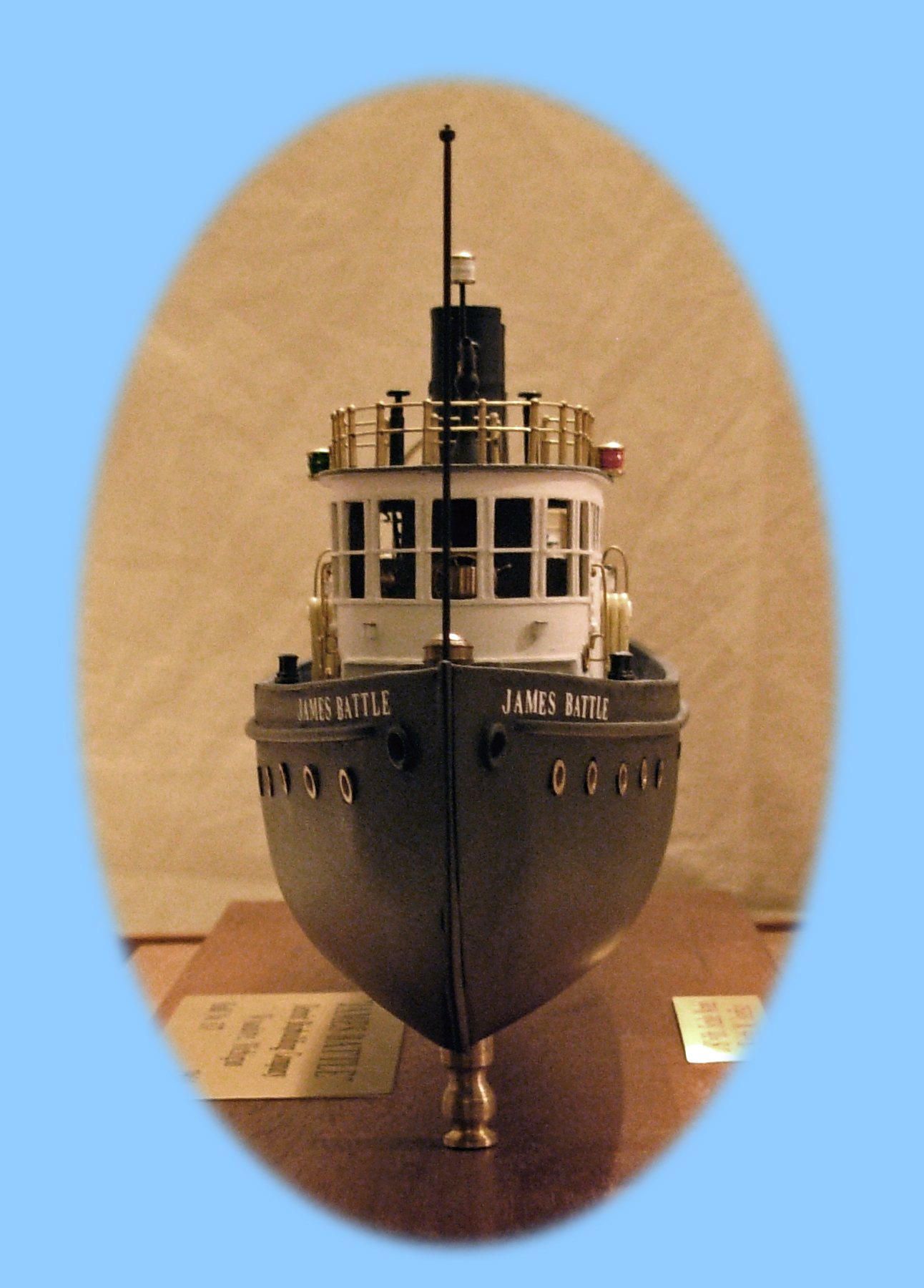 Bow of the model