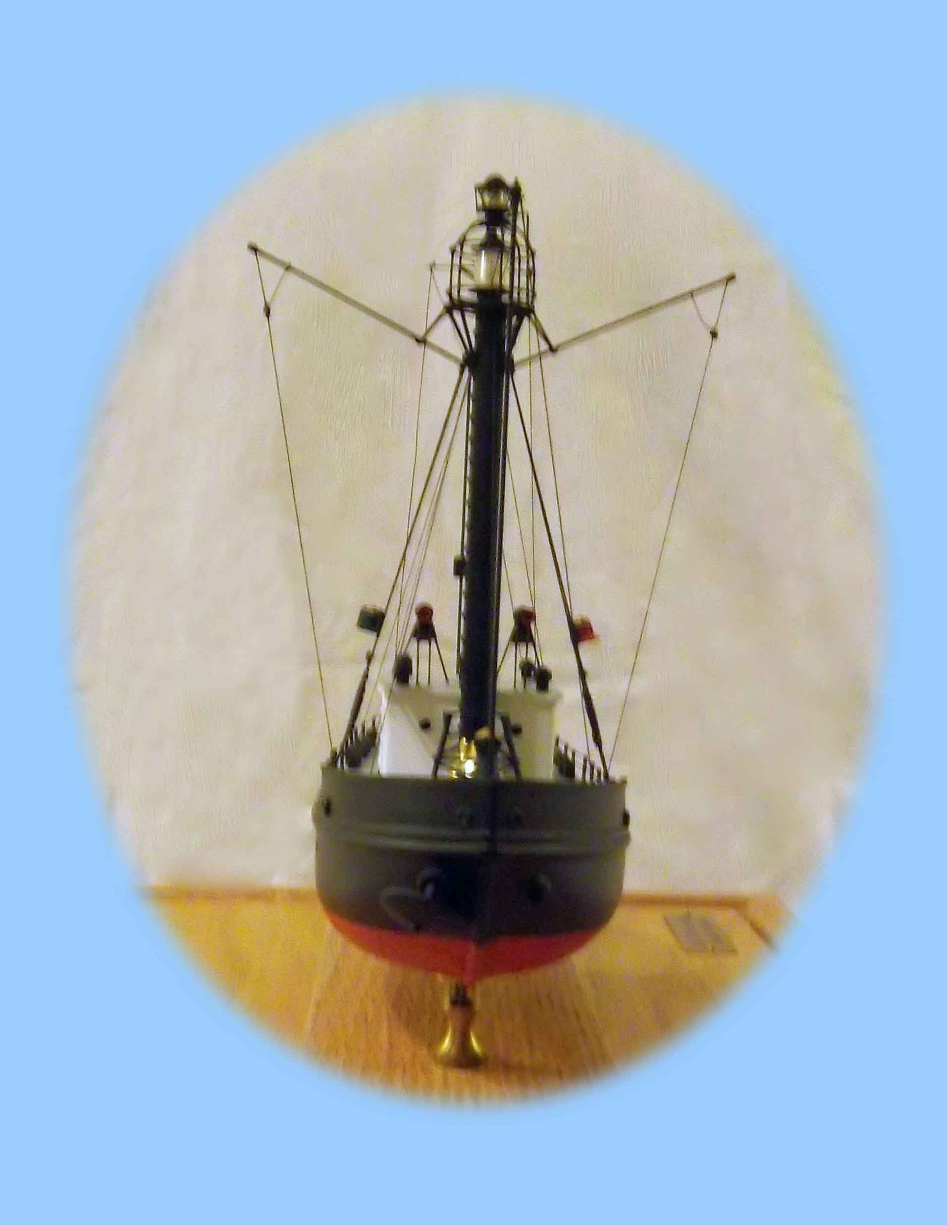 Light ship vessel No. 75 model bow
