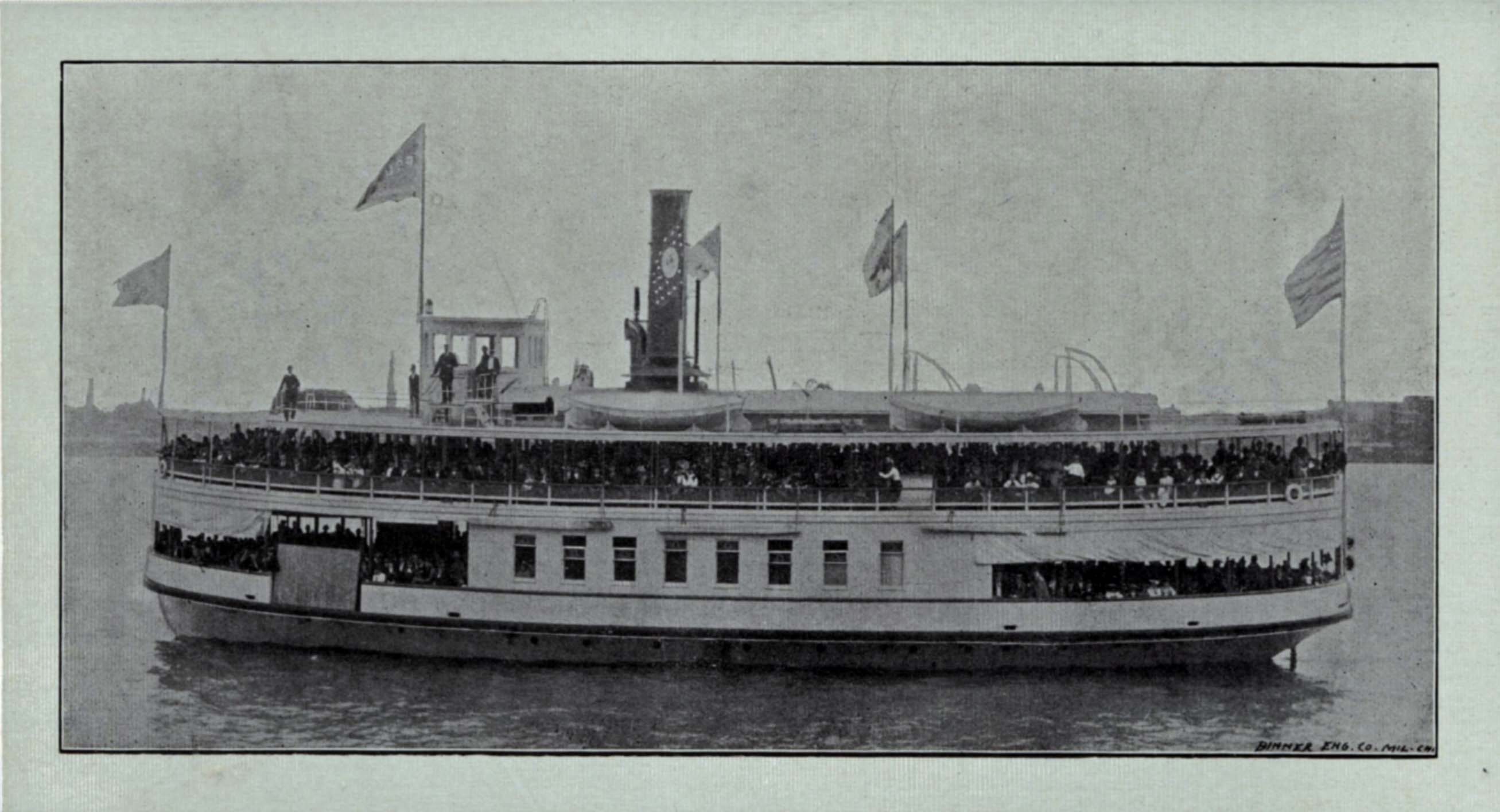 Str. Promise - Wooden Cross River Passenger Ferry 1892