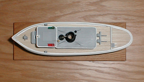 Detail view of the model