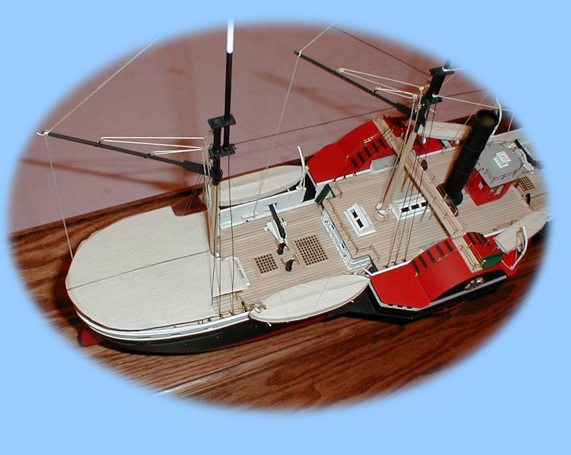 Stern of the model